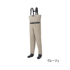 画像: （25年12月新商品） ダイワ ブレスウェーダー（ソックス先丸） BW-4051S グレージュ 3Lサイズ