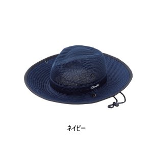 画像: がまかつ ライトクールストローハット GM-9890 ネイビー LLサイズ
