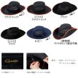 画像2: がまかつ ライトクールストローハット GM-9890 ブラック×レッド LLサイズ