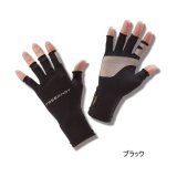 画像: ハヤブサ ストレッチタフグローブ 5本カット Y4197 ブラック（90） フリーサイズ