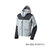 画像: （26年3月新商品） シマノ GTX-ST ウェーディングプロジャケット 05 RA-025Z オフホワイト Lサイズ （3月発売予定／ご予約受付中）