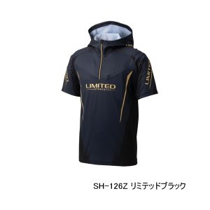 画像: （26年3月新商品） シマノ リミテッド プロ ショートスリーブフーディ SH-126Z リミテッドブラック 3XLサイズ （3月発売予定／ご予約受付中）