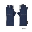 画像1: ハヤブサ ストレッチタフ手甲グローブ 5本カット Y4198 ネイビー（80） フリーサイズ