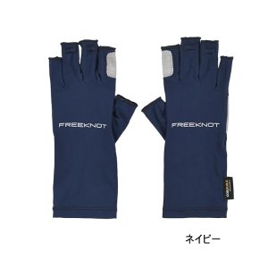 画像: ハヤブサ ストレッチタフ手甲グローブ 5本カット Y4198 ネイビー(80) フリーサイズ