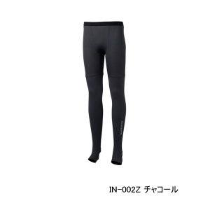 画像: （26年3月新商品） シマノ ハイブリッドインナー タイツ アンクルカバー IN-002Z チャコール 3XLサイズ （3月発売予定／ご予約受付中）