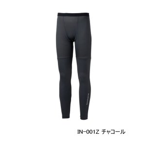 画像: （26年3月新商品） シマノ ハイブリッドインナー タイツ IN-001Z チャコール 3XLサイズ （3月発売予定／ご予約受付中）