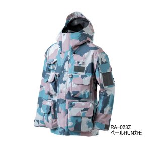 画像: （26年3月新商品） シマノ ESレインジャケット 03 RA-023Z ペールHUNカモ 2XLサイズ （3月発売予定／ご予約受付中）