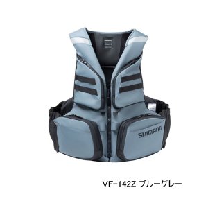 画像: （26年3月新商品） シマノ フローティングベスト VF-142Z ブルーグレー 2XLサイズ （3月発売予定／ご予約受付中）