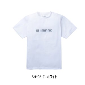 画像: （26年3月新商品） シマノ ドライロゴTシャツ SH-021Z ホワイト 2XLサイズ （3月発売予定／ご予約受付中）