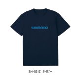 画像: （26年3月新商品） シマノ ドライロゴTシャツ SH-021Z ネイビー 3XLサイズ （3月発売予定／ご予約受付中）