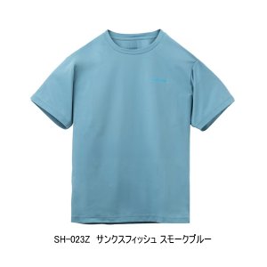 画像: （26年3月新商品） シマノ ドライグラフィックTシャツ SH-023Z サンクスフィッシュ スモークブルー 2XLサイズ （3月発売予定／ご予約受付中）