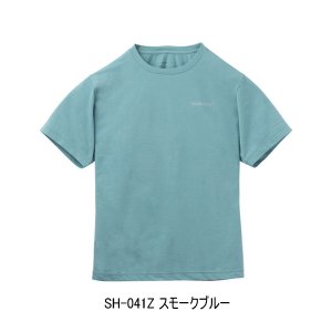画像: （26年3月新商品） シマノ ドライメッシュTシャツ SH-041Z スモークブルー 2XLサイズ （3月発売予定／ご予約受付中）