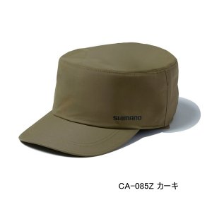画像: （26年3月新商品） シマノ レインワークキャップ CA-085Z カーキ Lサイズ （3月発売予定／ご予約受付中）