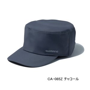 画像: （26年3月新商品） シマノ レインワークキャップ CA-085Z チャコール Lサイズ （3月発売予定／ご予約受付中）