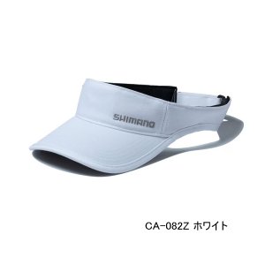 画像: （26年3月新商品） シマノ スリムサンバイザー CA-082Z ホワイト Mサイズ （3月発売予定／ご予約受付中）