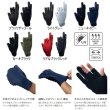 画像2: （26年3月新商品） シマノ 05 センシティブ グローブ 3 GL-006Y カーキブラック Lサイズ （3月発売予定／ご予約受付中）