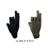 画像: （26年3月新商品） シマノ 05 センシティブ グローブ 3 GL-006Y カーキブラック 2XLサイズ （3月発売予定／ご予約受付中）