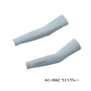 画像: （26年3月新商品） シマノ アームカバー AC-004Z ライトグレー Mサイズ （3月発売予定／ご予約受付中）