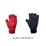 画像: （26年3月新商品） シマノ 05 センシティブ グローブ 5 GL-007Y リアルブラックレッド 2XLサイズ （3月発売予定／ご予約受付中）