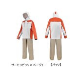 画像: （26年4月新商品） がまかつ PVCレインスーツ GM-3818 サーモンピンク×ベージュ 3Lサイズ （4月発売予定／ご予約受付中）