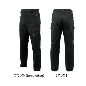 画像: （26年5月新商品） がまかつ ストレッチフィッシングパンツ GM-3820 ブラック（がまかつ） 3Lサイズ （5月発売予定／ご予約受付中）