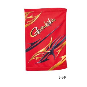 画像: （26年3月新商品） がまかつ 2WAYプリントネックガード GM-3817 レッド LL-3Lサイズ