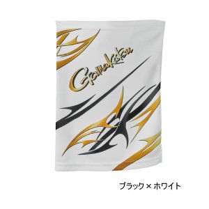 画像: （26年3月新商品） がまかつ 2WAYプリントネックガード GM-3817 ブラック×ホワイト LL-3Lサイズ
