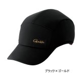 画像: （26年2月新商品） がまかつ ヘルメッ帽 GM-9126 ブラック×ゴールド フリーサイズ