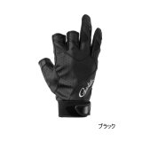 画像: （26年2月新商品） がまかつ ストレッチフィッシンググローブ（3本切） GM-7310 ブラック 3Lサイズ