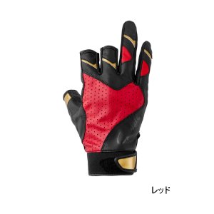 画像: （26年2月新商品） がまかつ ストレッチフィッシンググローブ（3本切） GM-7310 レッド 3Lサイズ