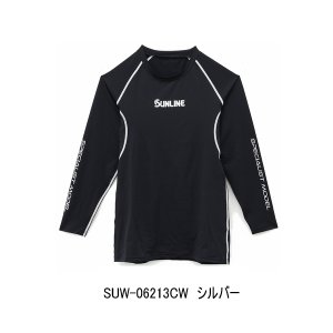 画像: （26年4月新商品） サンライン クイックドライアンダーロングシャツ SUW-06213CW シルバー Lサイズ （4月発売予定／ご予約受付中）
