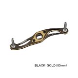 画像: （26年5月新商品） ダイワ SLPW MC クランク ハンドル 85mm ブラック／ゴールド （5月発売予定／ご予約受付中） （返品不可） （小型商品）