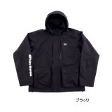 画像: （26年2月新商品） アブガルシア 3レイヤー フィッシングシェルパーカー ブラック XLサイズ （返品不可）