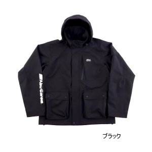 画像: （26年2月新商品） アブガルシア 3レイヤー フィッシングシェルパーカー ブラック XLサイズ （返品不可）