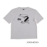 画像: （26年4月新商品） アブガルシア トラウト グラフィックT ホワイト XLサイズ （返品不可）