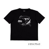 画像: （26年4月新商品） アブガルシア トラウト グラフィックT ブラック XLサイズ （返品不可）