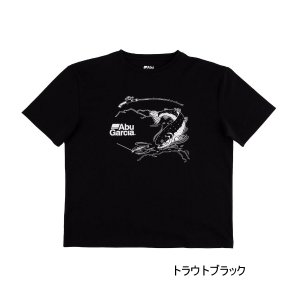 画像: （26年4月新商品） アブガルシア トラウト グラフィックT ブラック Lサイズ （返品不可）