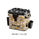 画像: （26年5月新商品） サンライン ボートタックルバッグ SFB-0647 フィッシュカモ （5月発売予定／ご予約受付中）