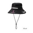 画像1: （26年5月新商品） 釣武者 バケットハット ブラック フリーサイズ