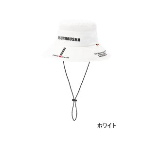 画像: （26年5月新商品） 釣武者 バケットハット ホワイト フリーサイズ