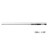画像: （26年2月新商品） ダイワ ブラックレーベル C66L+ -2・BF （仕舞寸法 103cm） （保証書付き）