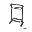 画像1: （26年5月新商品） PROX フォールディングスリムロッドスタンド PX166H8MK 8本用／ハイタイプ マットブラック