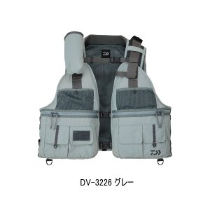 画像: （26年1月新商品） ダイワ ネイティブクリークベスト DV-3226 グレー フリーサイズ