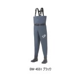 画像: （26年2月新商品） ダイワ ブレスウェーダー（フェルトスパイク） BW-4551 ブラック 3Lサイズ