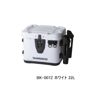 画像: （26年9月新商品） シマノ ロッドレスト UHタックルバッカン BK-007Z ホワイト 22L （9月発売予定／ご予約受付中）
