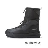 画像: （26年9月新商品） シマノ ウォータープルーフウィンター磯ブーツカットラバーピンフェルト FS-190Z ブラック 29.0cm （9月発売予定／ご予約受付中）
