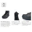 画像2: （26年9月新商品） シマノ ウォータープルーフゲームシューズカットラバーピンフェルト FS-091Z ブラック 25.5cm （9月発売予定／ご予約受付中）