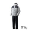 画像1: （26年9月新商品） シマノ ベーシックハイロフト レインスーツ 01 RB-077Y スモークグレー WMサイズ （9月発売予定／ご予約受付中）