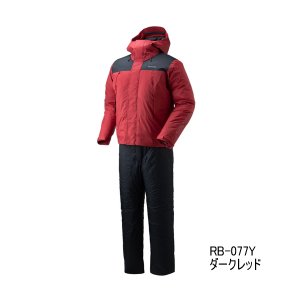 画像: （26年9月新商品） シマノ ベーシックハイロフト レインスーツ 01 RB-077Y ダークレッド 2XLサイズ （9月発売予定／ご予約受付中）