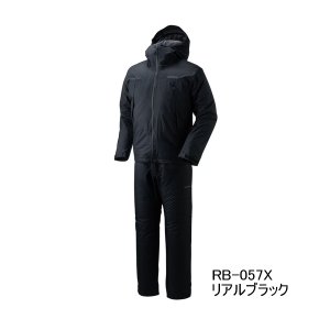 画像: （26年9月新商品） シマノ ベーシックインサレーション レインスーツ 01 RB-057X リアルブラック 3XLサイズ （9月発売予定／ご予約受付中）